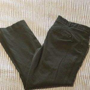 Banana republic, size 4, cropped/ankle pants, Olive green EUC